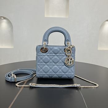 Fortok Dior Lady Dior Blue 02 17 x 15 x 7 cm