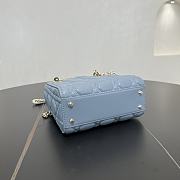 Fortok Dior Lady Dior Blue 02 17 x 15 x 7 cm - 5