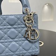 Fortok Dior Lady Dior Blue 02 17 x 15 x 7 cm - 4