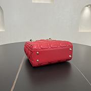 Fortok Dior Lady Dior Red 17 x 15 x 7 cm - 6