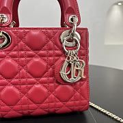 Fortok Dior Lady Dior Red 17 x 15 x 7 cm - 2
