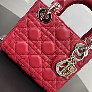 Fortok Dior Lady Dior Red 17 x 15 x 7 cm - 3