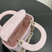 Fortok Dior Lady Dior Pink 17 x 15 x 7 cm - 6