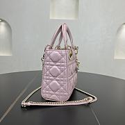 Fortok Dior Lady Dior Pink 17 x 15 x 7 cm - 5