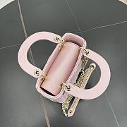 Fortok Dior Lady Dior Pink 17 x 15 x 7 cm - 3