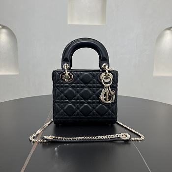 Fortok Dior Lady Dior Black 17 x 15 x 7 cm