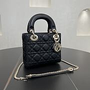 Fortok Dior Lady Dior Black 17 x 15 x 7 cm - 6