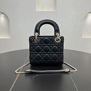 Fortok Dior Lady Dior Black 17 x 15 x 7 cm - 5