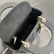 Fortok Dior Lady Dior Black 17 x 15 x 7 cm - 2