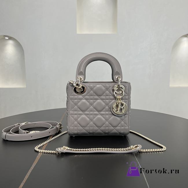 Fortok Dior Lady Dior Grey 17 x 15 x 7 cm - 1