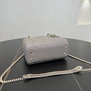 Fortok Dior Lady Dior Grey 17 x 15 x 7 cm - 6