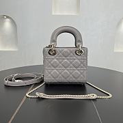Fortok Dior Lady Dior Grey 17 x 15 x 7 cm - 3