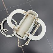 Fortok Dior Lady Dior White 17 x 15 x 7 cm - 5