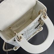 Fortok Dior Lady Dior White 17 x 15 x 7 cm - 2