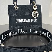 Fortok Christian Dior Pre-owned 2010s Medium Lady D-Lite Handbag - Black 24 x 21 x 12 cm  - 3