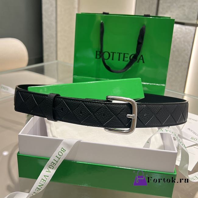 Fortok Bottega Veneta Black Belt - 1