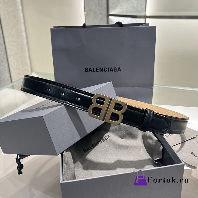 Fortok Balenciaga Black Belt - 1