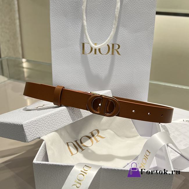 Fortok Dior Brown Belt 2.5 cm - 1
