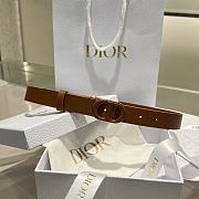 Fortok Dior Brown Belt 2.5 cm - 1
