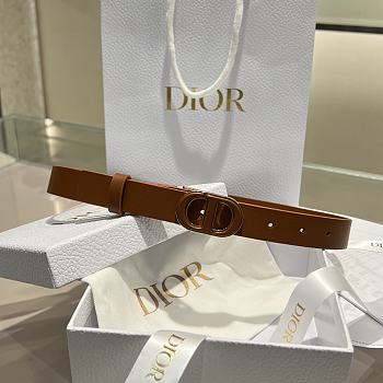 Fortok Dior Brown Belt 2.5 cm