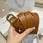 Fortok Dior Brown Belt 2.5 cm - 3