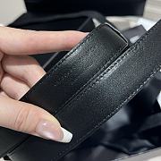 Fortok Saint Laurent YSL Belt With Gold Hardware - 2