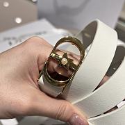 Fortok Dior White Belt - 2