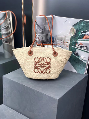 Fortok Loewe Anagram Basket Bag 34-13-16.5cm