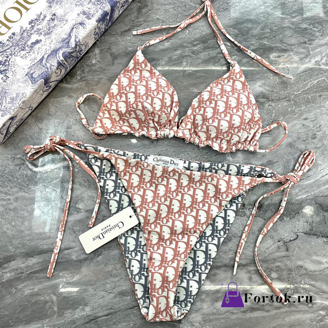 Fortok Dior CD Bikini Pink - 1