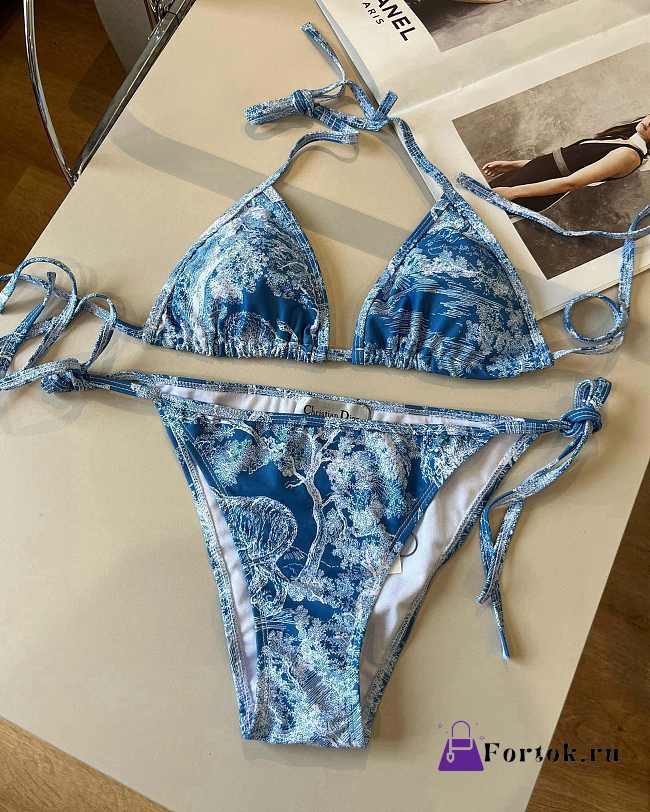 Fortok Dior Blue Bikini - 1