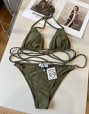 Fortok Loewe Bikini Moss Green - 1