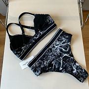 Fortok Dior Bikini Black White - 6