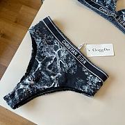 Fortok Dior Bikini Black White - 5