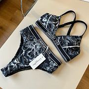 Fortok Dior Bikini Black White - 2