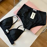 Fortok Miu Miu Bikini Set Black  - 2