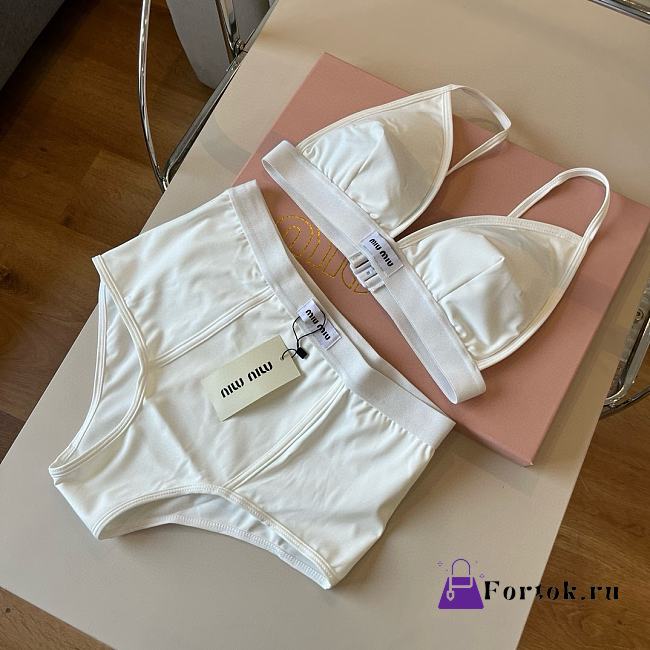 Fortok MiuMiu Bikini Set White - 1