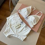 Fortok MiuMiu Bikini Set White - 1