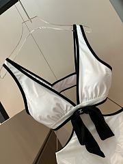 Fortok Chanel Bikini Set White - 6