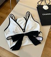 Fortok Chanel Bikini Set White - 4