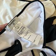Fortok Chanel Bikini Set White - 3
