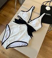 Fortok Chanel Bikini Set White - 2