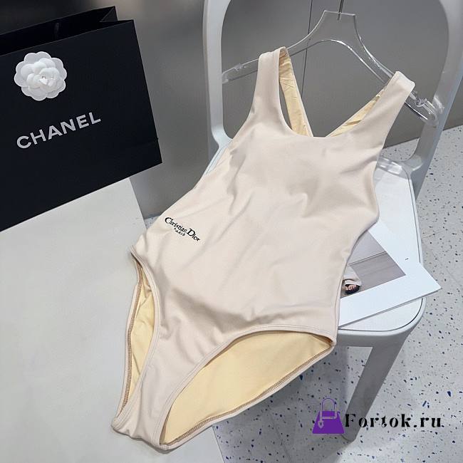 Fortok Dior Swimsuit Beige - 1
