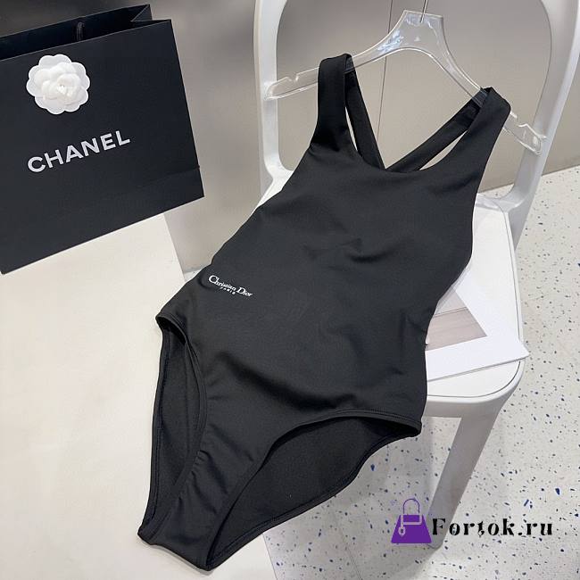 Fortok Dior Swimsuit Black  - 1