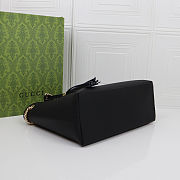 Fortok Gucci Soho black Cellarius gg Logo leather Chain Bag 38 x 27 x 14cm - 5