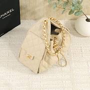 Fortok Chanel 25 Beige Leather Bag 30 x 26 x 14cm - 3