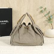 Fortok Chanel 25 Ebony Suede Bag 30 x 26 x 14cm - 6
