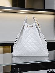 Fortok Chanel 25 White Caviar Leather Bag 40*30*15cm - 3