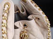 Fortok Chanel 25 Beige Caviar Leather Bag 40*30*15cm - 3