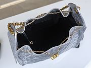 Fortok Chanel 25 Silver Caviar Leather Bag 40*30*15cm - 6