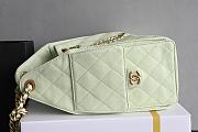 Fortok Chanel 25 Baby Green Caviar Leather Bag 30 x 26 x 14cm - 3